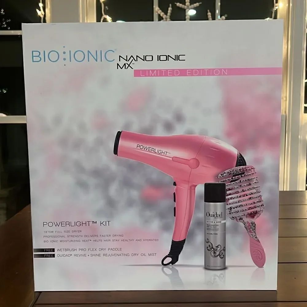 BIO IONIC Camo Corrusion Powerlight Hair Dryer Set BRAND NEW IN BOX GREA…